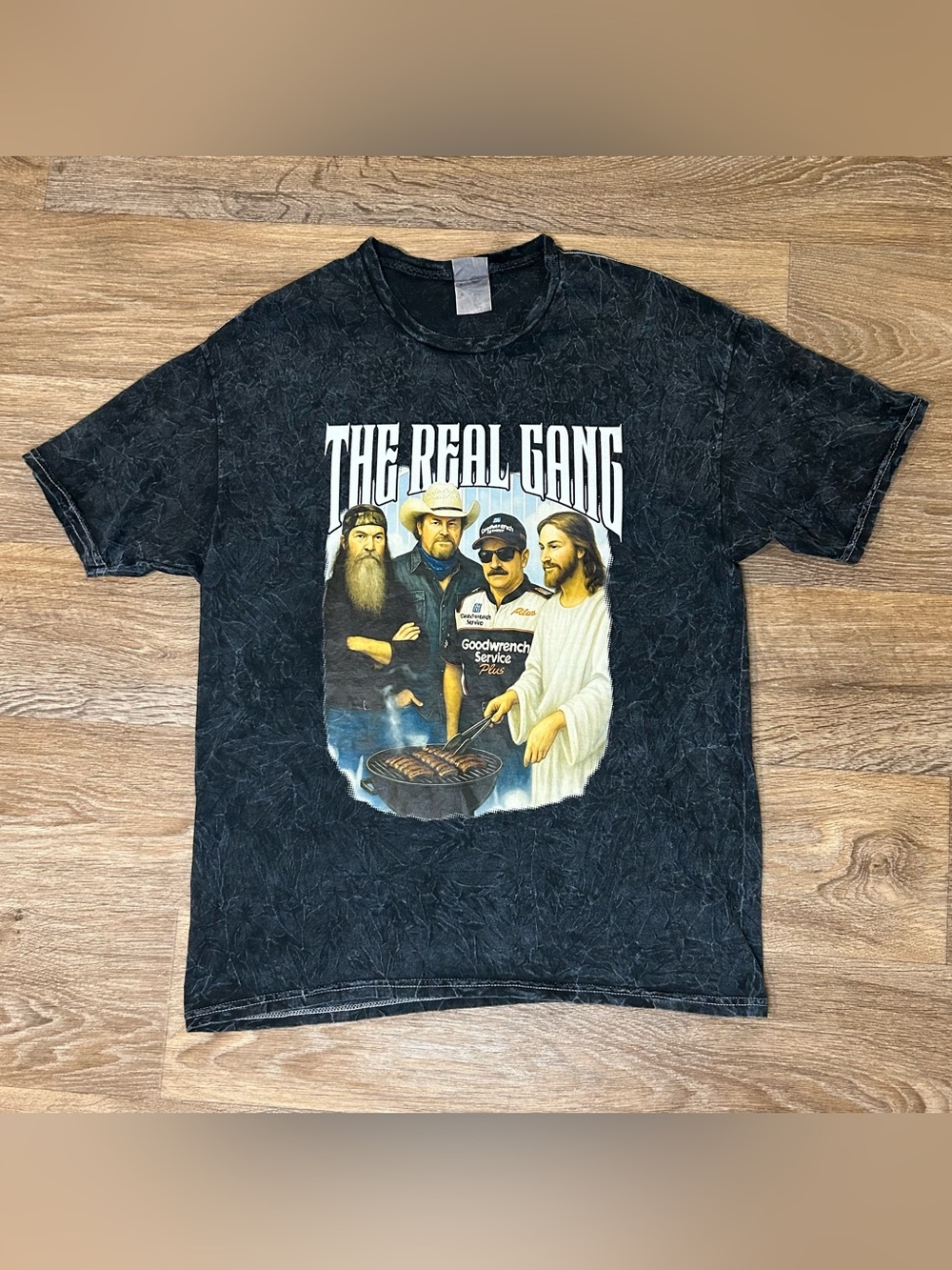 “The Real Gang” Graphic Tee Duck Dynasty, Toby Keith, Dale Earnhardt, and Jesus